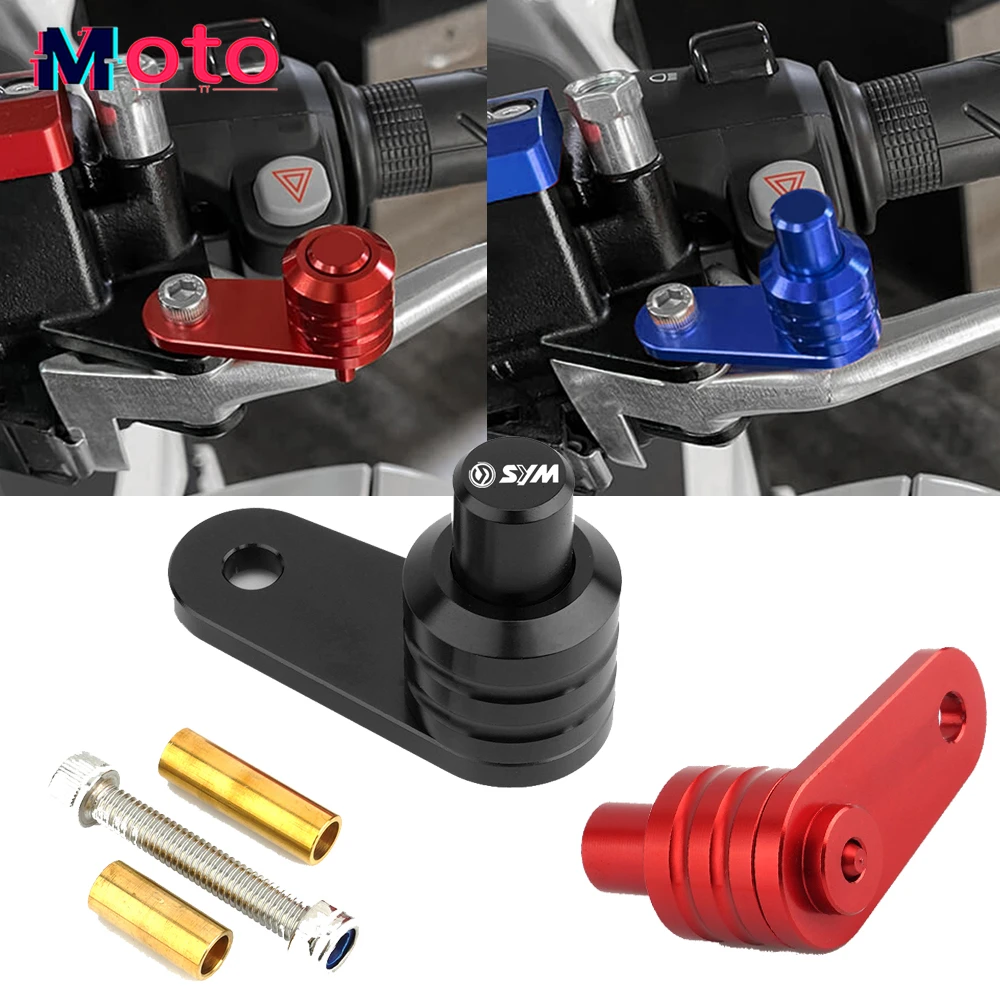 

2023 Motorcycle CNC Accessories Brake Lever Parking Button Semi-automatic Lock Switch For SYM CRUISYM 125 180 250 300 CRUISYM300