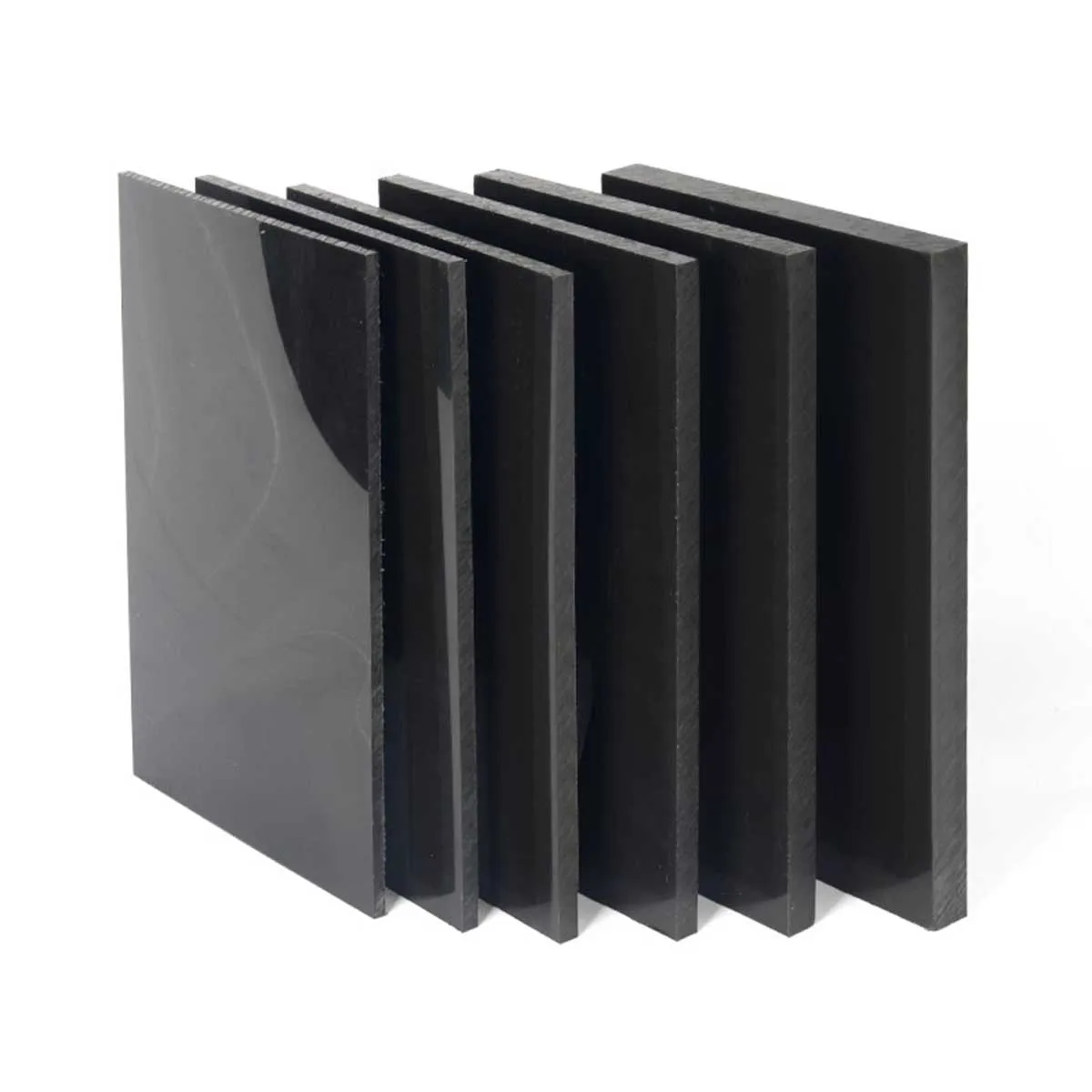 Фото Гуанлуо Черная HDPE-плита, износостойкая полиэтиленовая пластина, пластик для ручного изготовления моделей, прокладок, резки, гравировки и обработки. №4