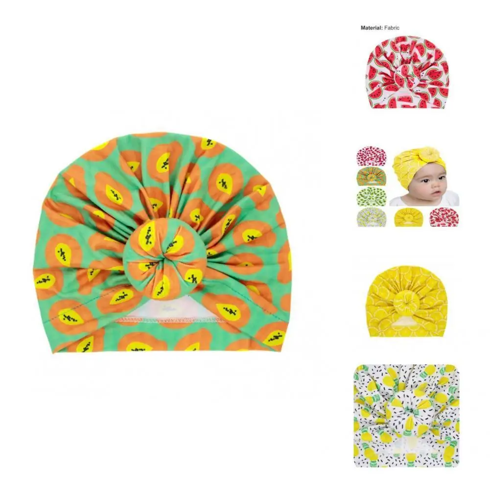 

Практичная летняя шапка с принтом фруктов для малыша Детская чалма товары для дома яркий цвет