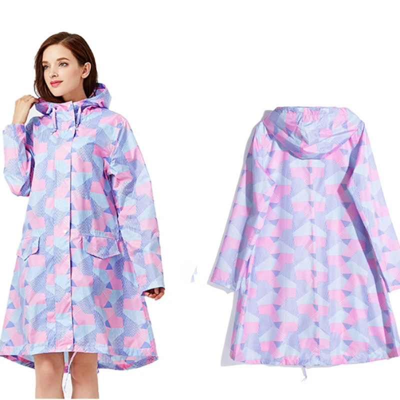 

Качественный складной дождевик для велосипеда с капюшоном для улицы, Модный водонепроницаемый дождевик, дождевик