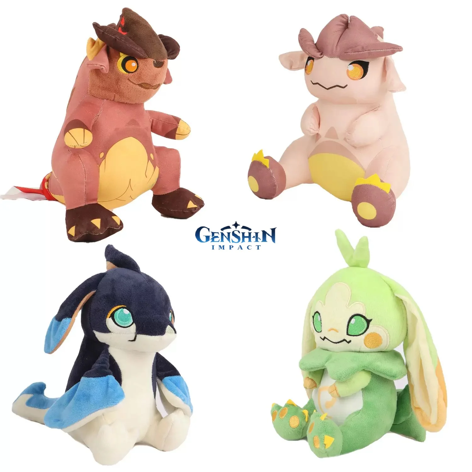 Genshin Impact Natlan милые игровые куклы Koholasaurs Yumkasaur Tepetlisauri аниме украшения комнаты