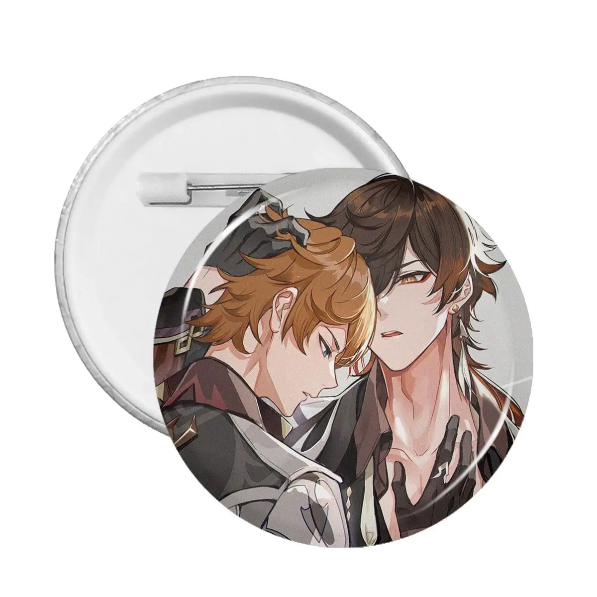 

Zhongli тартаглия бейдж Genshin Impact Acg аниме броши для рюкзака одежды настраиваемый женский подарок