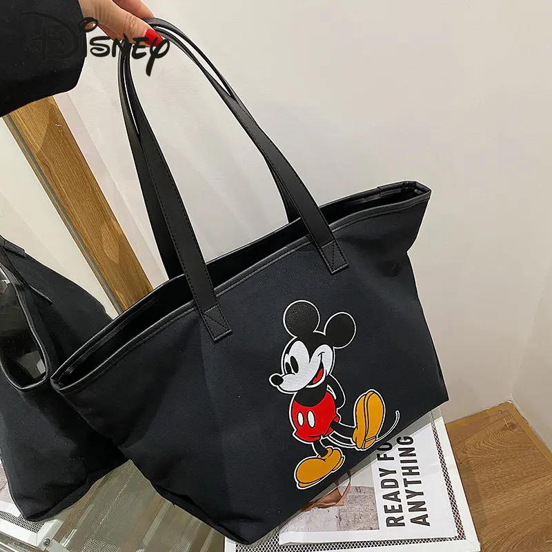 Disney Mickey's New Popular Women's Bag Fashion High Quality Shoulder Bag Large Capacity Multi Functional Leisure Shopping Bag