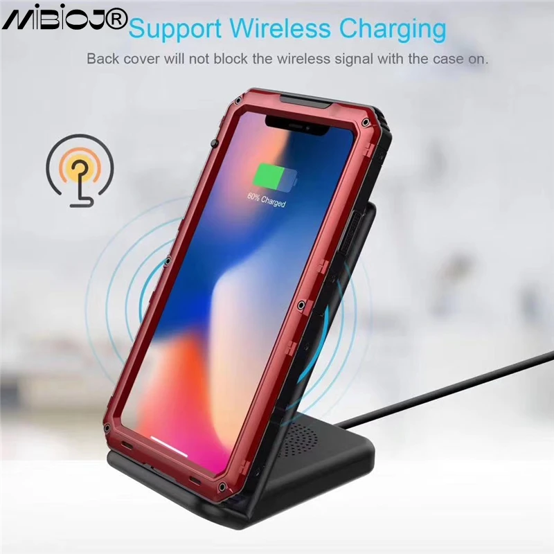Kup 360 Heavy Duty Metalowa Obudowa Ochronna IP68 Wodoodporna, Odporna Na Wstrząsy Pokrywa Dla IPhone 14 13 12 11 Pro X Xs Max XR 7 8 Plus SE