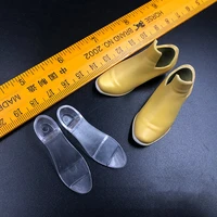hot sale 16 magic female yellow booties shoe send transparent insoles model accessories fit 12 action figures in stock