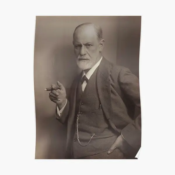 

Sigmund Freud плакат картина фотообои, украшение для комнаты современный винтажный Забавный настенный Декор для дома картина Художественная печ...