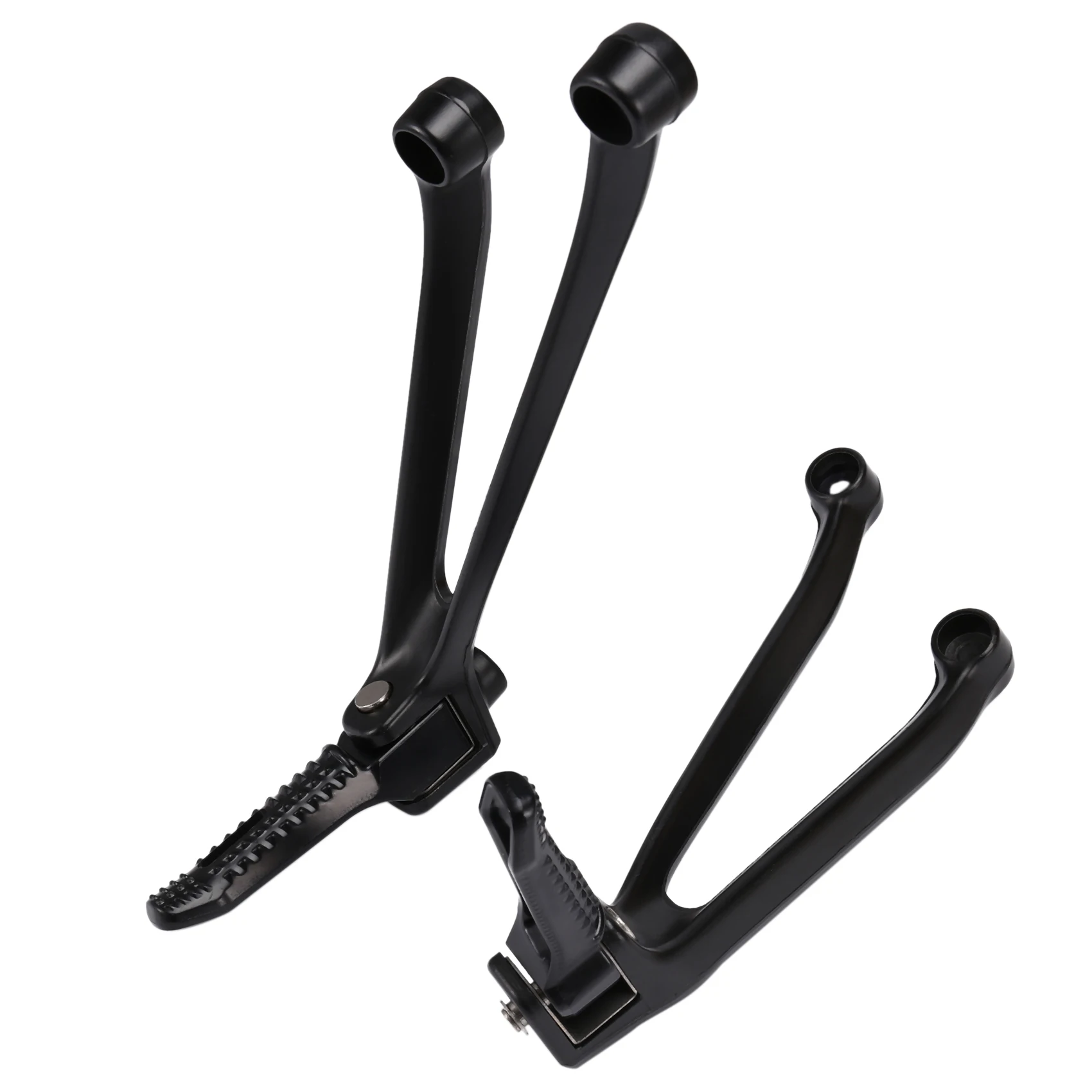 

Motorcycle Rear Passenger Footrest Foot Peg Rest Pedal Bracket Kit for-BMW S1000RR S1000R S1000XR 2010-2018(Black)