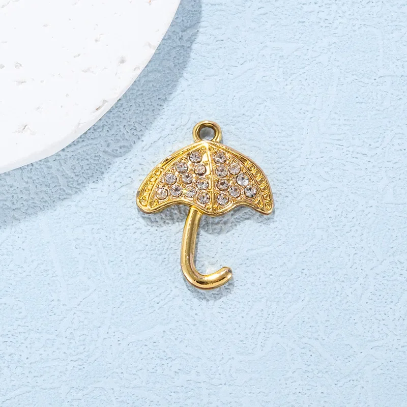 Мини-зонт от дождя встроенный бриллиантовый кулон аксессуары из сплава товары