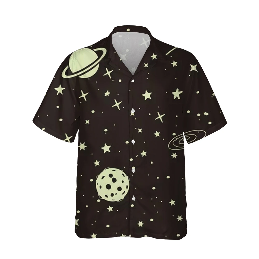 

Jumeast 3D Wonderful Universe Print Men’s Shirts Turn-down Collar Single Breasted Summer Shirt For Men Casual Streetwear Tops