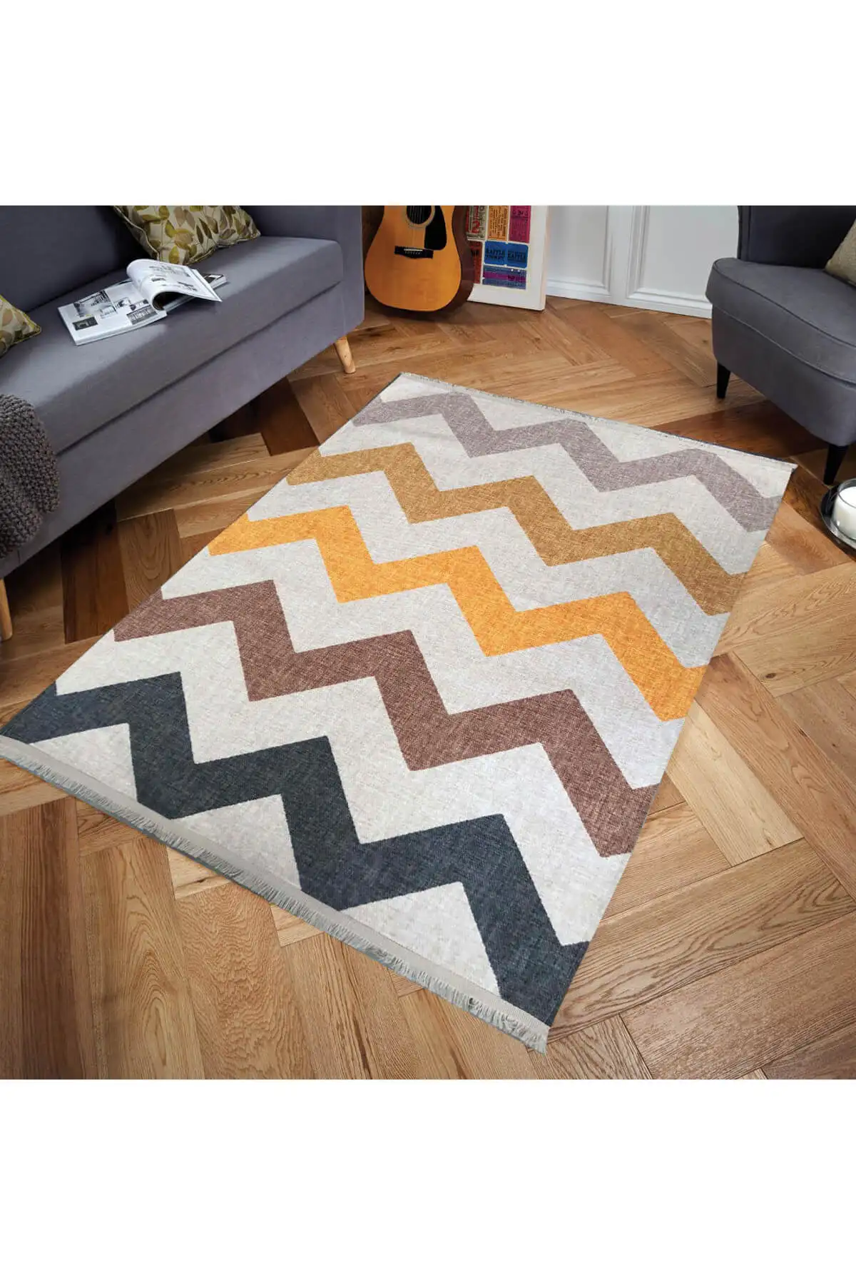 

Хлопковый нескользящий ковер, высококачественный богемный ковер ручной работы 75x150 8219 коврики