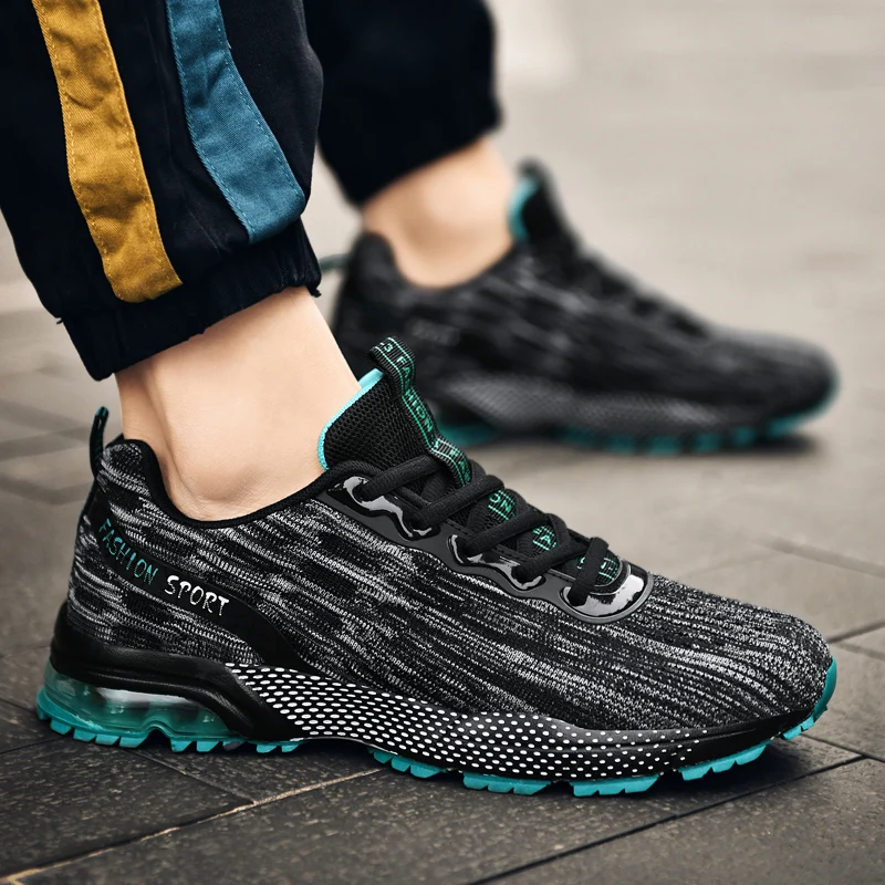 Sheos для мужчин брендовая сетчатая обувь бега тренировочная платформа осенняя