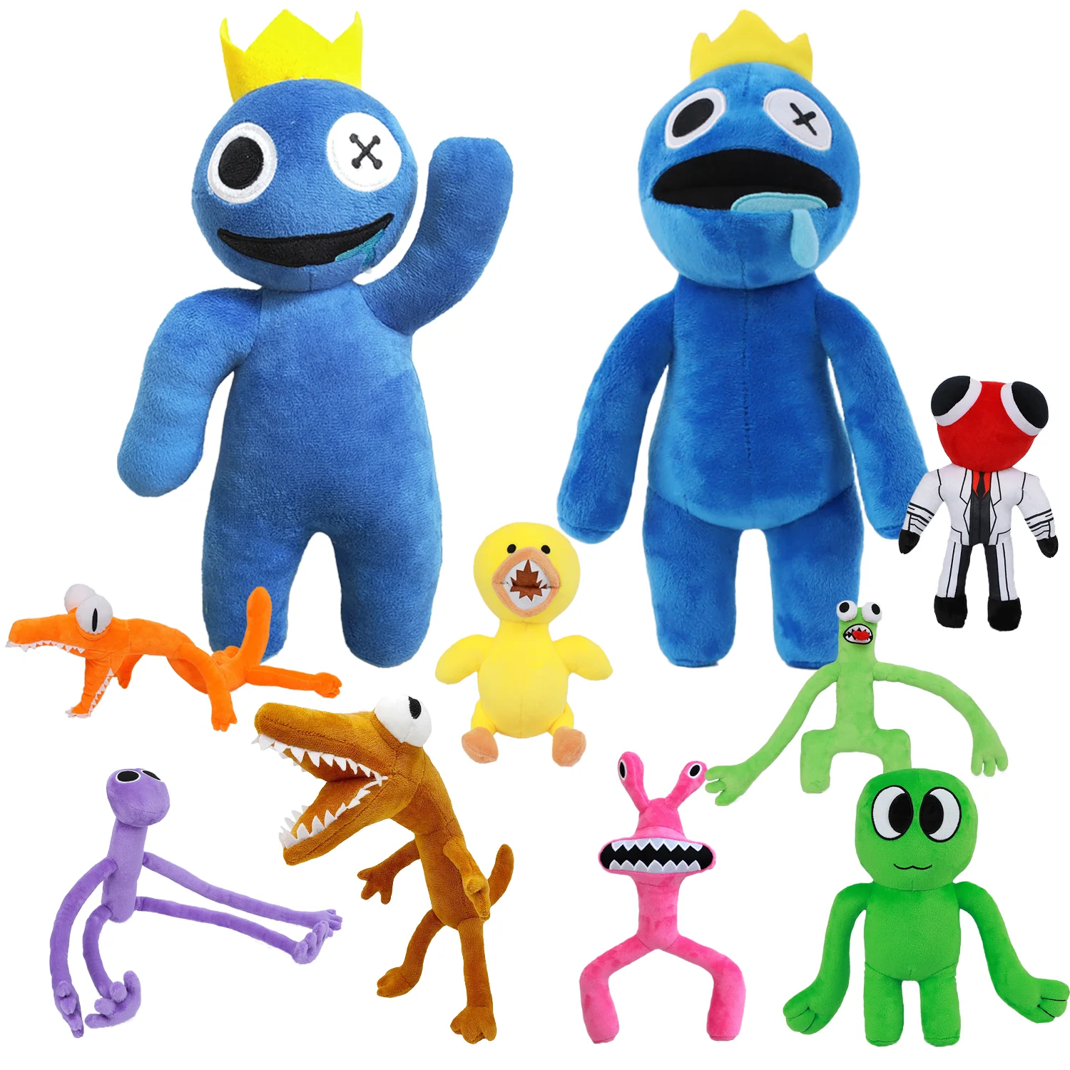 30cm Rainbow Friends Plush Toy Cartoon Game Character Doll Kawaii Blue Monster Soft Stuffed Animal Toys for Kids Fans