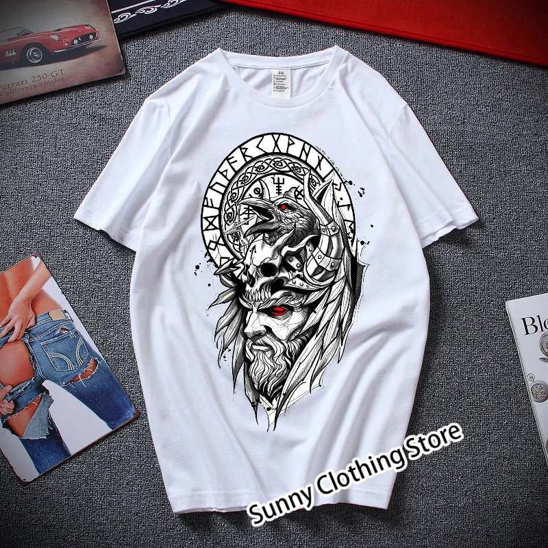 

Summer Street Fashion T-Shirts Magic Half-Man Half-Eagle Print Harajuku Dance Yoga Gym Streetwear Crew Neck Cotton Men T-Shirts