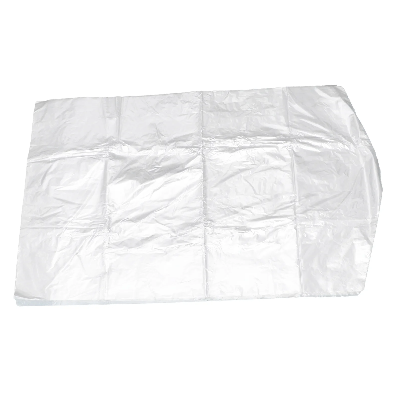 

50 Pcs Garment Cover Dress Bags Closet Clear Poly Bags Transparent Suit Bag Clear Hangers Plastic Clothing Suit Carry Bag