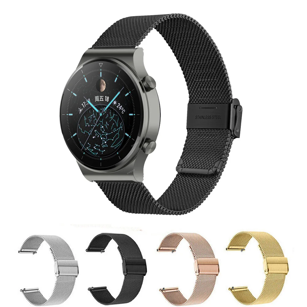 

Ремешок 20 мм 22 мм для Huawei Watch GT/Watch 3 Pro, браслет для смарт-часов Huawei GT 2 3 GT2 GT3 Pro/Honor Magic 2 42 мм 46 мм/GS 3