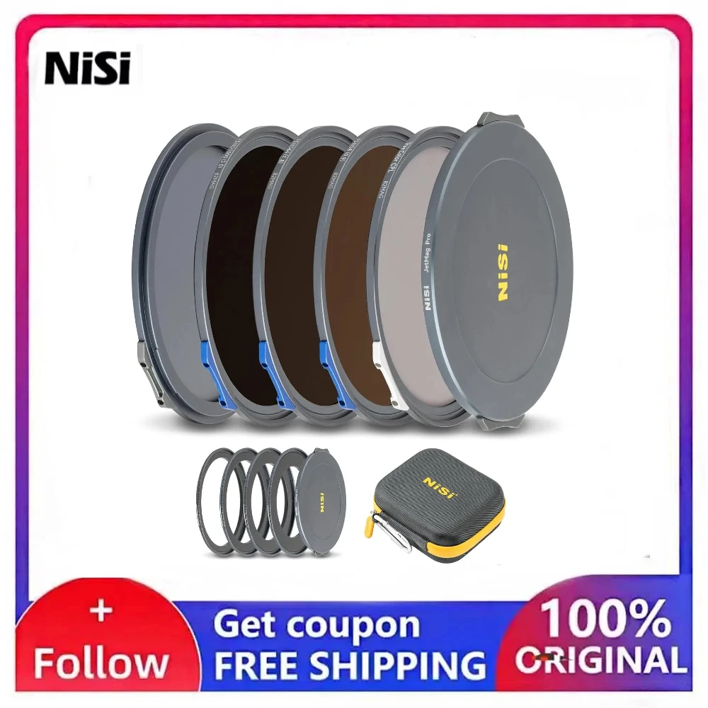 Фото Магнитный фильтр NiSi JetMag Pro 82MAG FS ND16 True Color CPL с нанопокрытием, устойчивым к царапинам и пыли, с длительным сроком службы №1