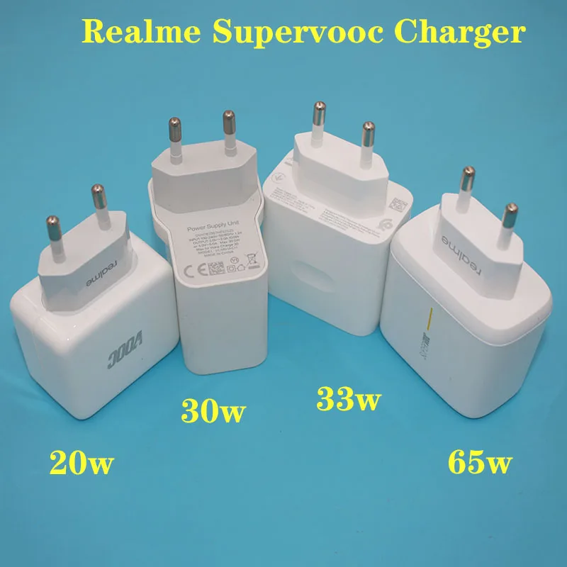 

Оригинальное зарядное устройство Realme 20 Вт/30 Вт/33 Вт/65 Вт Super VOOC для GT2 Neo2 Q3 Q5 X2 X3 X7 Pro V25 V15 OPPO Vooc, адаптер питания для быстрой зарядки