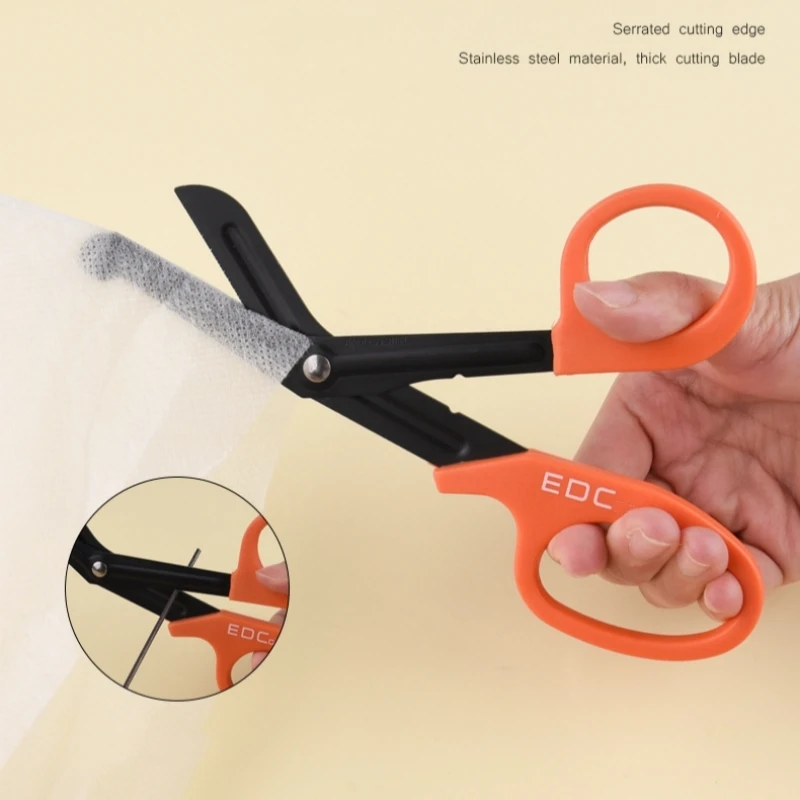 Медицинские спасательные ножницы марлевые для оказания первой помощи бандажные