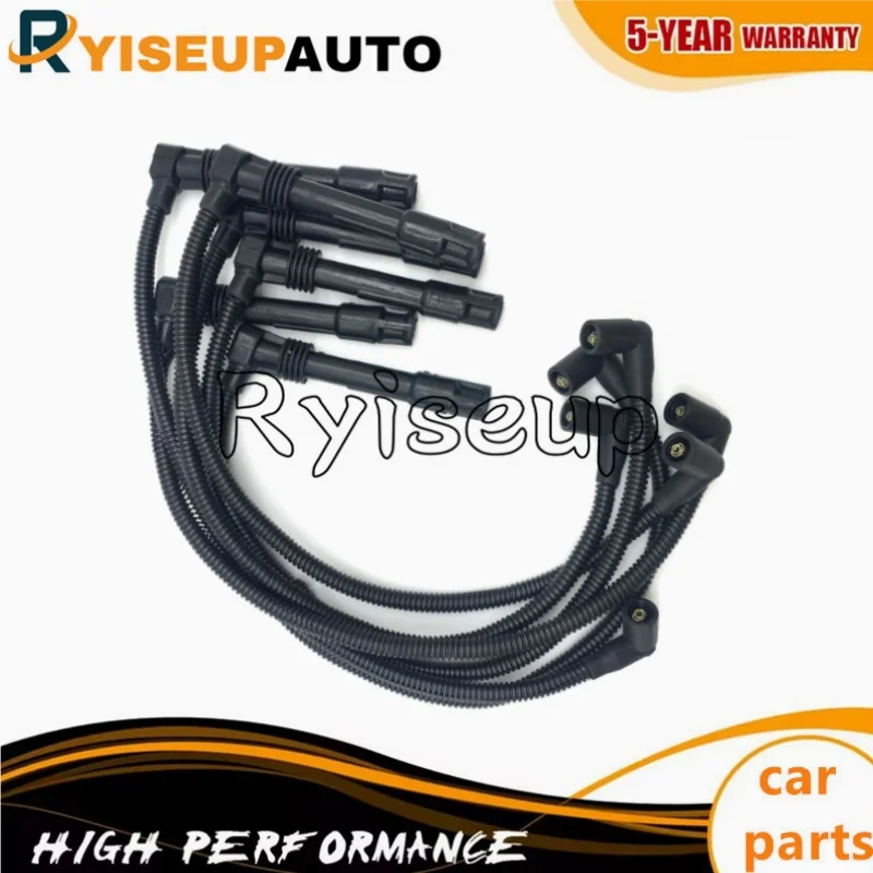 

Комплект кабелей зажигания 078-905-113 078905113 Для Audi A6 C5 2.4L 2.8L A4 B5 VW Passat Skoda Superb комплект проводов для свечей зажигания аксессуары