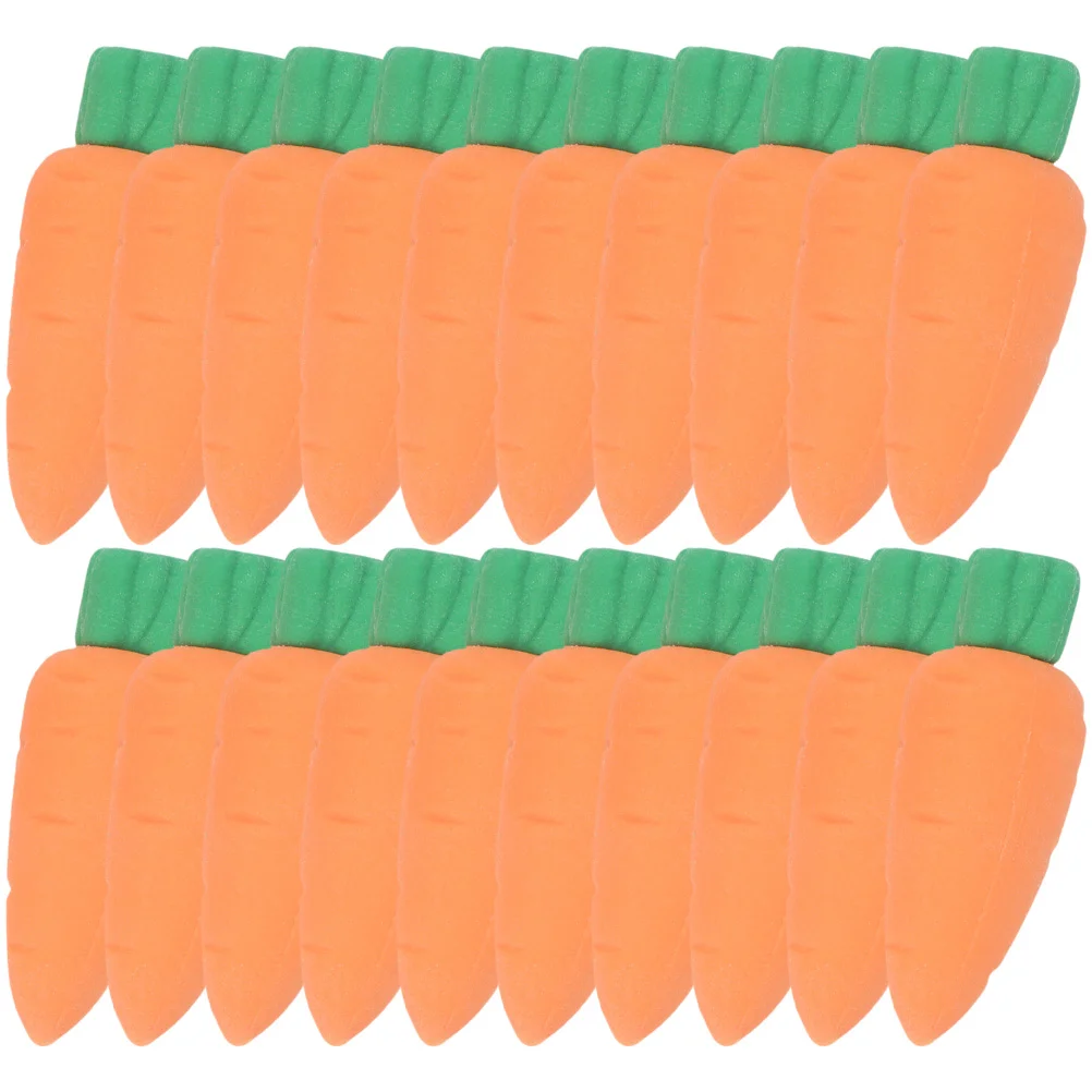

Eraser Carrot Mini Classroom Toddler Gift Stationery Kids Child Students Cartoon Cute Vegetable Filler Basket Erasers Puzzle