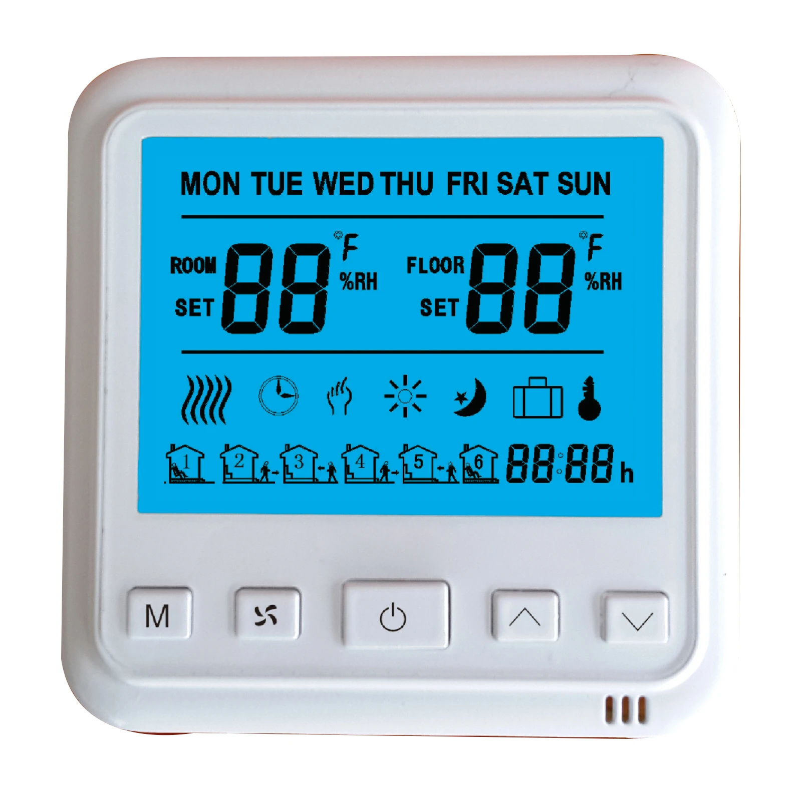 

FCU room Plumbing heating temperature control panel smart thermostat