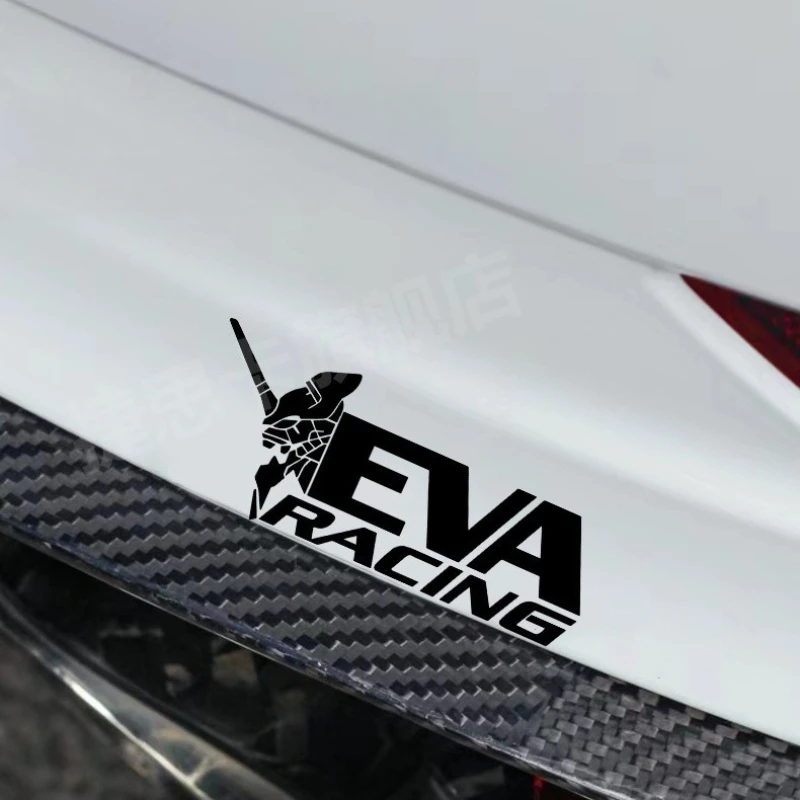 

EVANGELION EVA RACING автомобильные наклейки модные аниме наклейки заднее лобовое стекло багажник светоотражающие наклейки наклейка украшения аксессуары