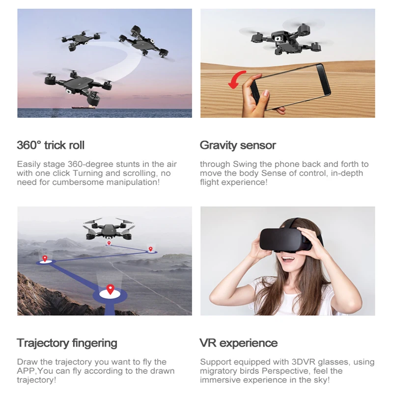 Квадрокоптер S6000 с двойной HD камерой профессиональный функцией Fpv и UAV для