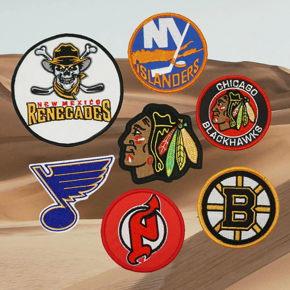 Эмблема для хоккея с подкладкой крючком