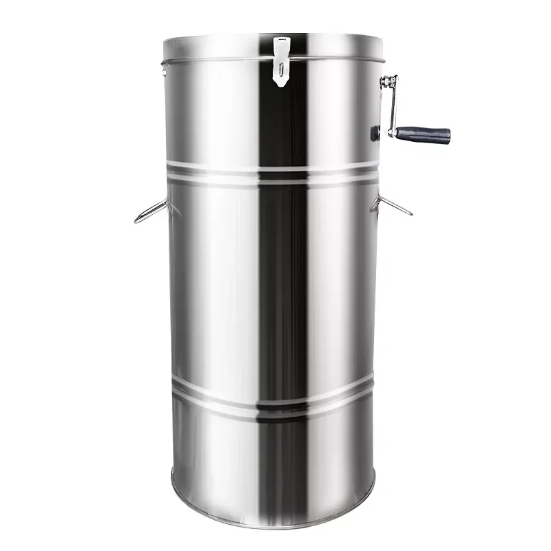

Honey Extractor Two Frames Stainless Steel Large Capacity Honey Extractor Manual Processing Centrifuge Beekeeping Equipment