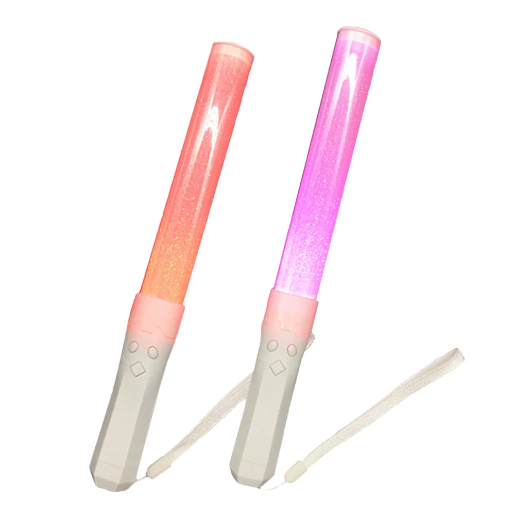 

2pcs LED Glowing Sticks Concert Cheering Glow Sticks Glowing Props Party Supplies