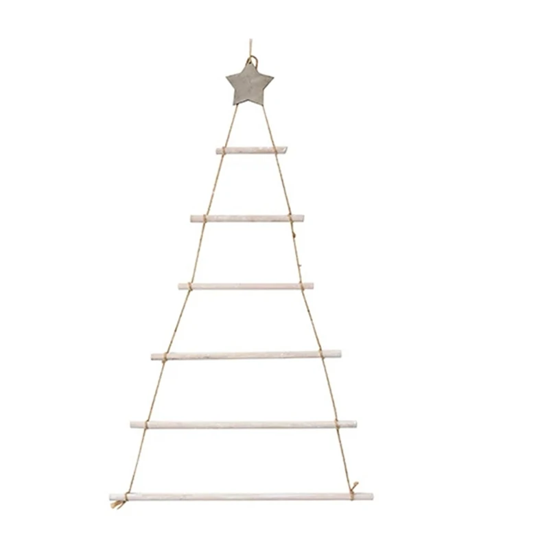 

DIY Wooden Christmas Tree Wooden Wall Hanging Christmas Tree New Year Decoration For Home Ornaments