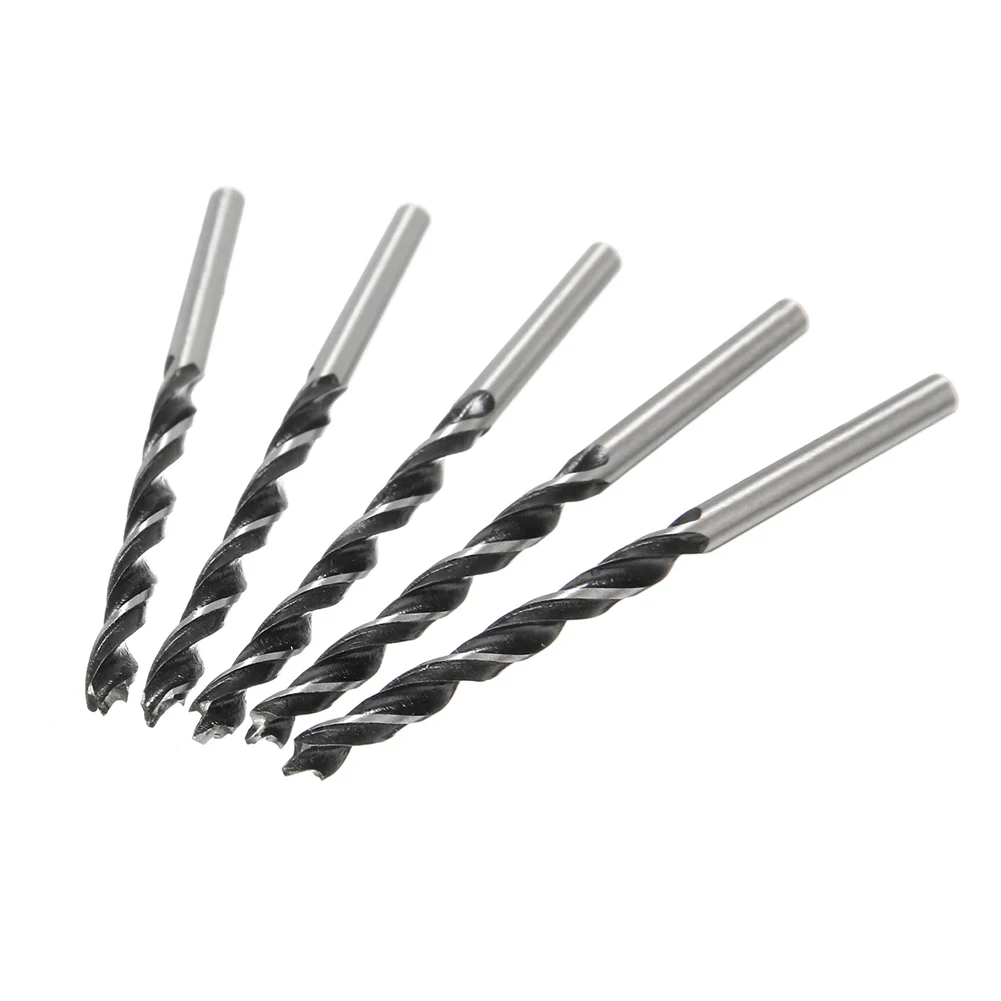 

10Pcs Twist Drill Bit Wood Drills With Center Point Wood Cutter Hole Sawcarpentry Tools 4mm Diameter For Woodworking Carving