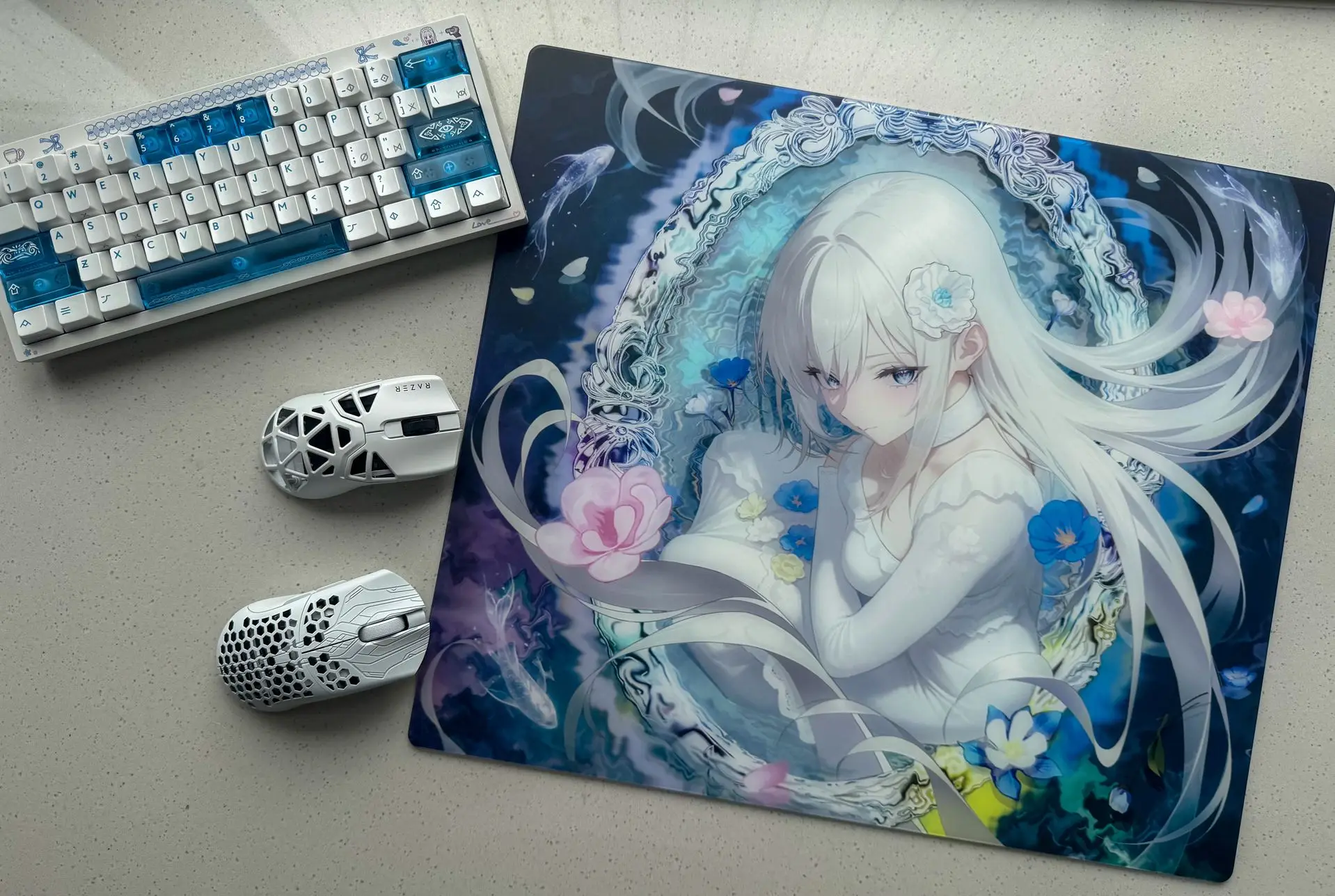 Игровой коврик для мыши PAN Esports Dysphoria ARIA Glass, обеспечивающий одновременно скорость и плавность движений, для VALORANT, TTK, CSGO, аксессуары для ПК, подарки. (art.: 3920dcdcbaf6f) - 3920dcdcbaf6f