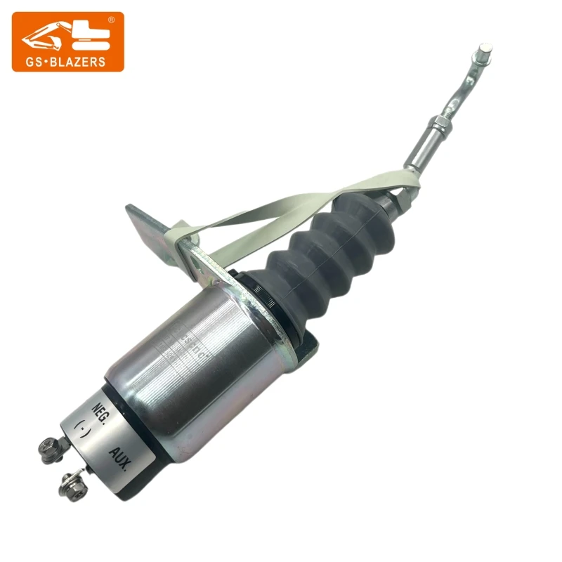 Электромагнитный клапан остановки топлива экскаватора SA-3765-24 CUMMINS 24V Детали