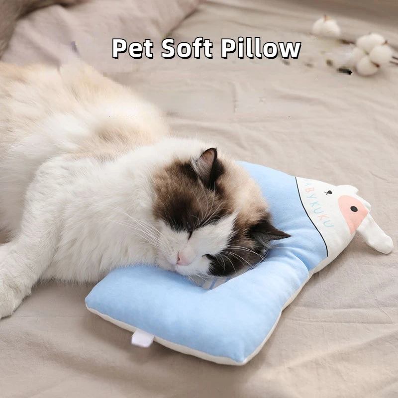 

Pet Cat Dog Toy Sleeping Special Soft Pillows Protect Cervical Spine Teddy Pomeranian Dogs Supplies Dog Mat Puppy Sleep Well