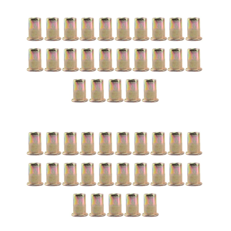 

50 X M8 Nuts Threaded Rivet Insert Threaded DIY Fasteners Set