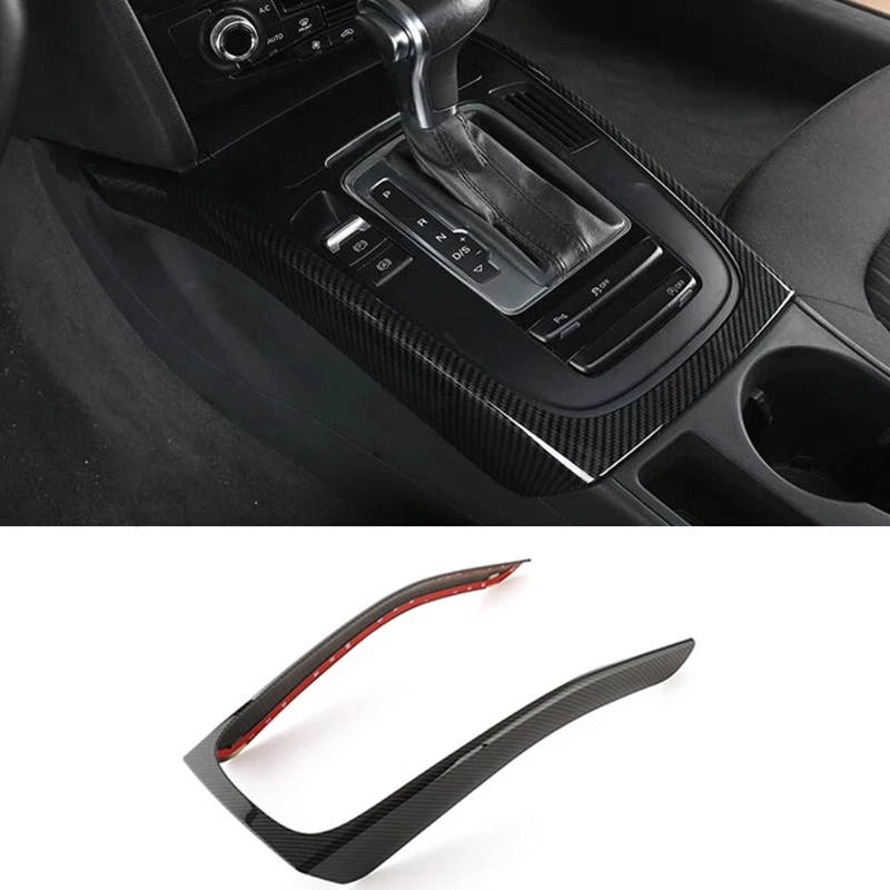 

Center Console Gear Shift Frame Decoration Cover Trim For Audi A4 B8 2009-2016 A5 ABS Car Styling Interior Modified