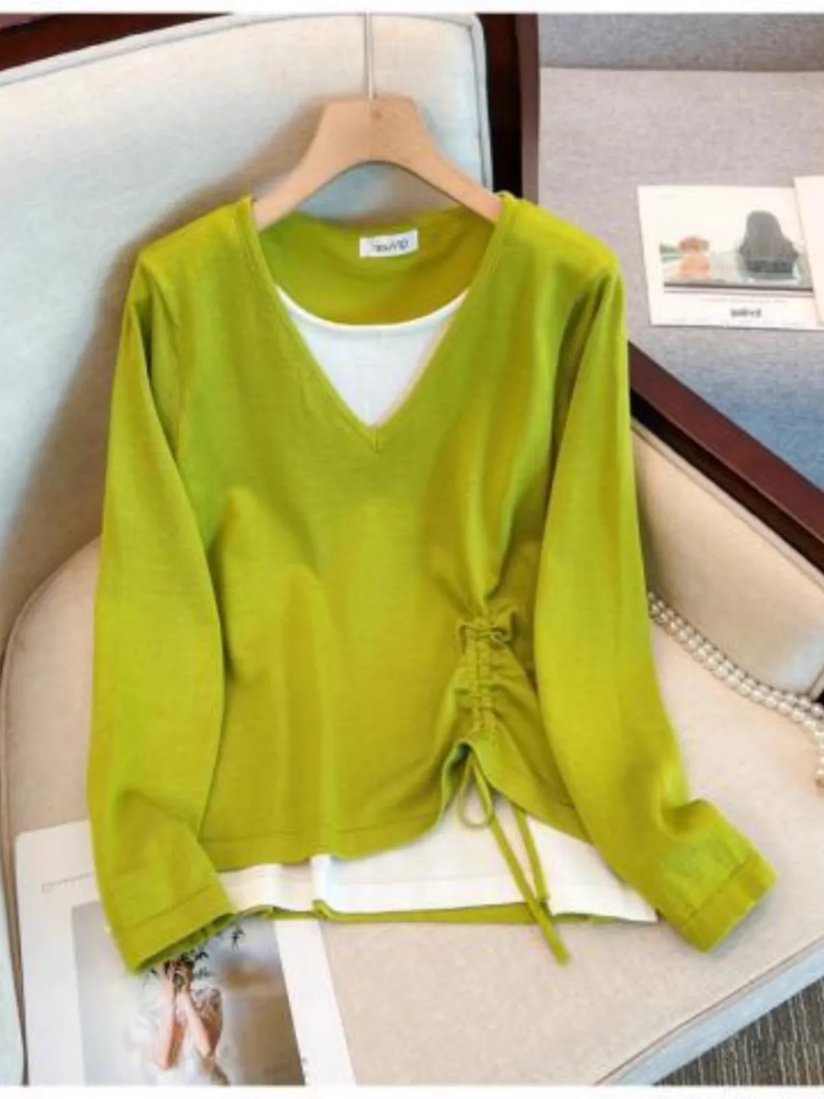 Женская футболка с длинным рукавом