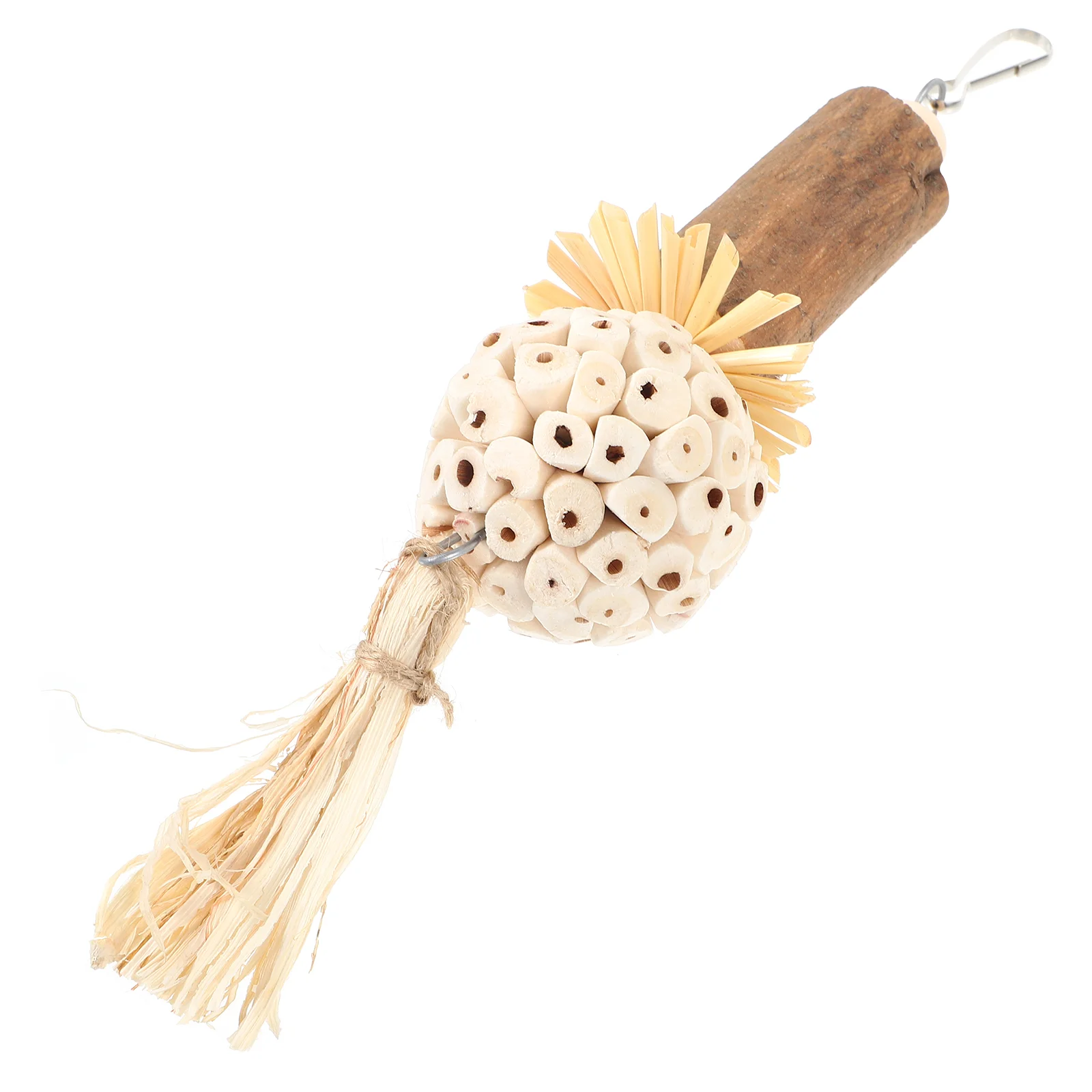 

Parrot Toy Pet Wooden Bird Funny Toys Chew Hanging Plaything Cockatiel Cage Bite DIY