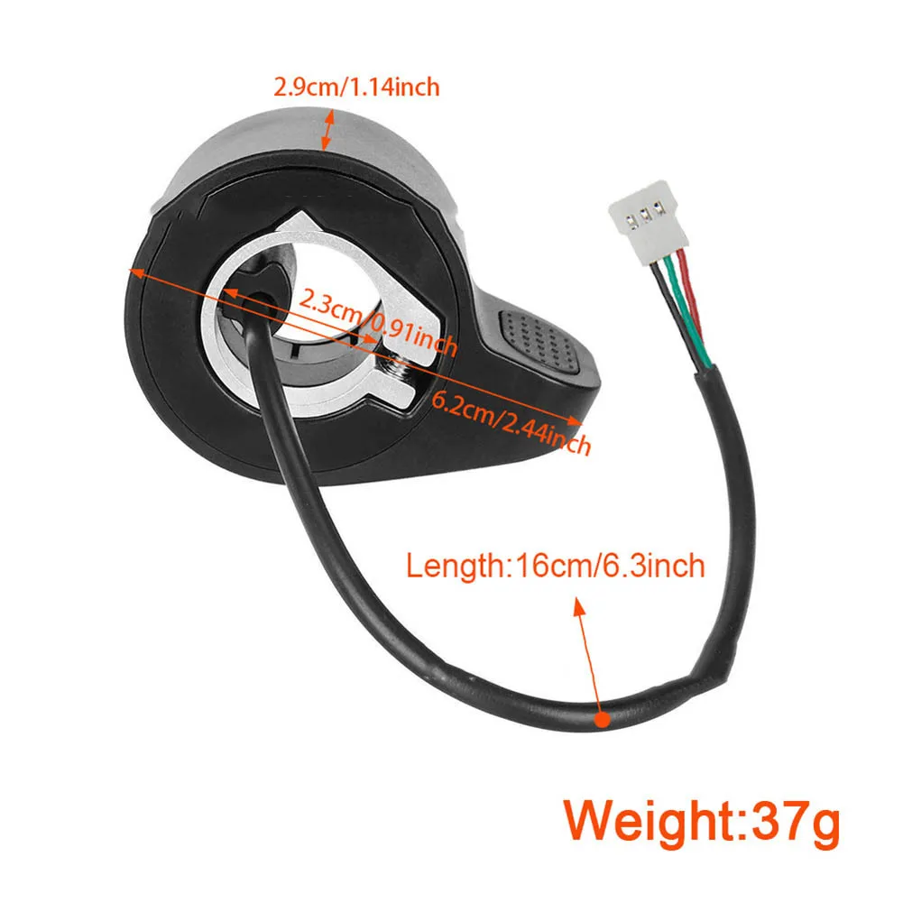 Дроссельная заслонка для большого пальца черный ABS Gotrax GXL V2 Xiaomi M365 электрический