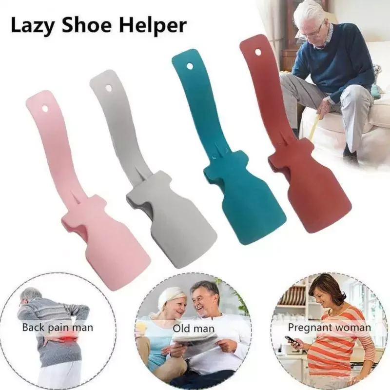

Shoe Horn Lazy Unisex Wear Shoe Horn Profession Convenient Helper Shoehorn Shoe Easy on and off Sturdy Slip Aid Shoe Helper New