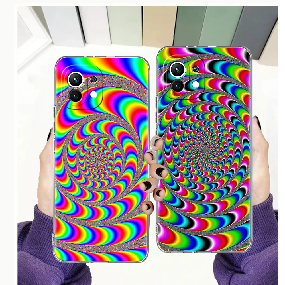 

Art Hypnotic Case for Xiaomi Poco F3 X3 X4 GT NFC M3 Mi 9T 11 Ultra 11X 11i Note 10T Pro Lite 5G Soft Transparent Cover TPU Bag