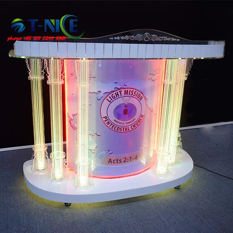 Современный подиум церковная кафедра большая настольная платформа для