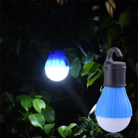 portable led lamp bulb camping light waterproof emergency light with hanging hook tent light camping outdoor hanging lantern