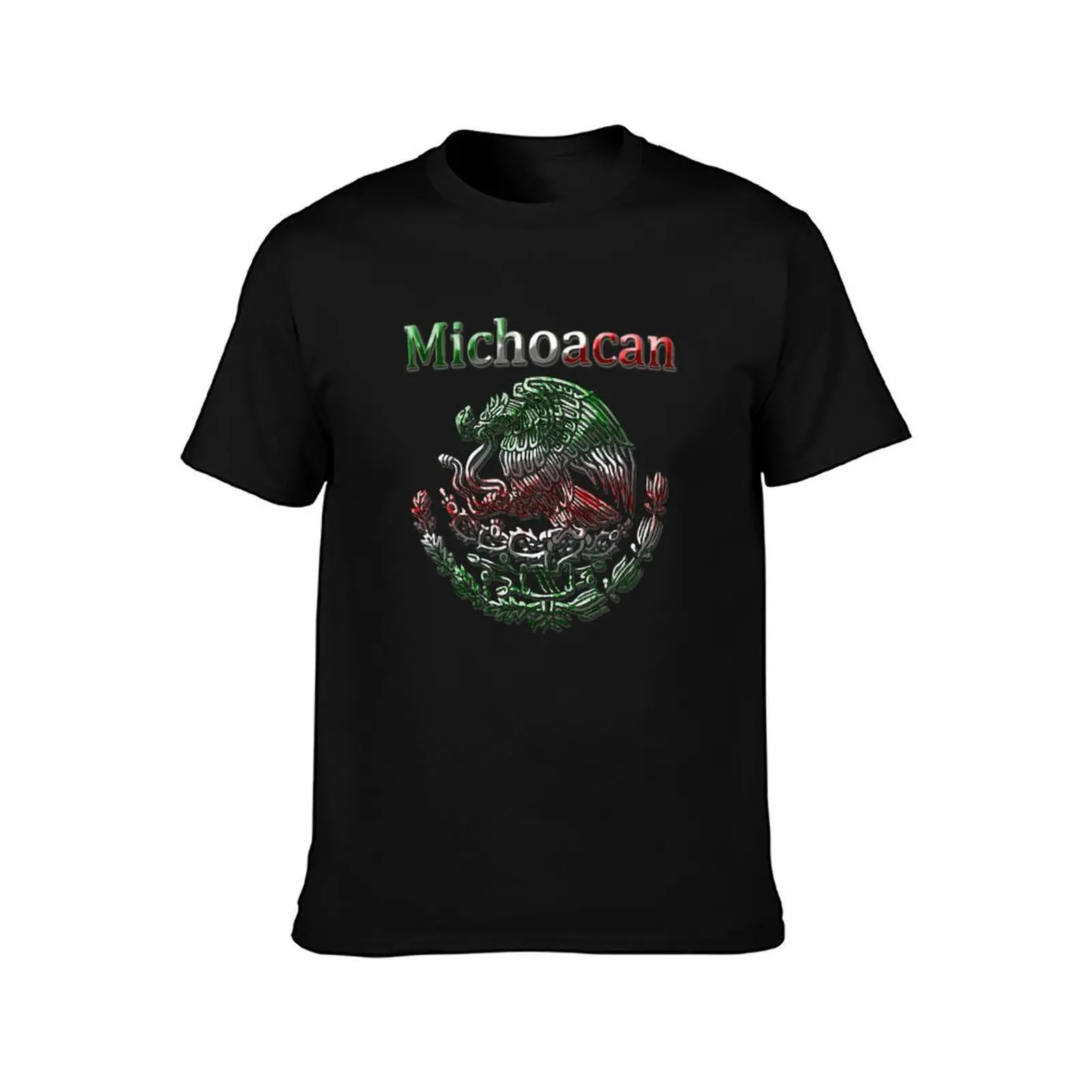 Фото Футболка с флагом Мексики Michoacan Morelia Mexican Colt Flag, футболка ко Дню благодарения №2