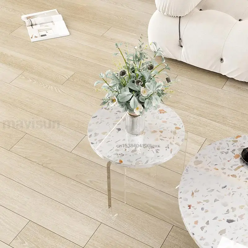 Легкая мебель для гостиной североевропейская терраццо столешница подвесные