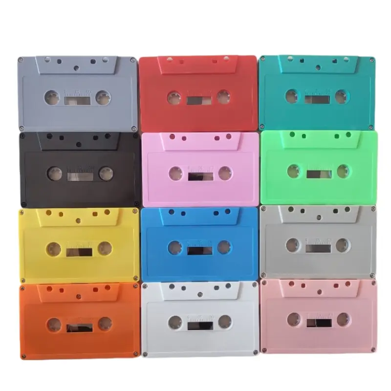 1pc Innovative New Standard Cassette Color Blank Tape Player With 45/90 Minutes Magnetic Audio Tape For Speech Music Recording