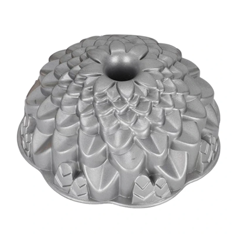 

Aluminum Die Cast Heavy Windspout Cake Pan Non Stick Cake Mold Metal DIY Kitchen Supplies Bakeware-Irregular Style