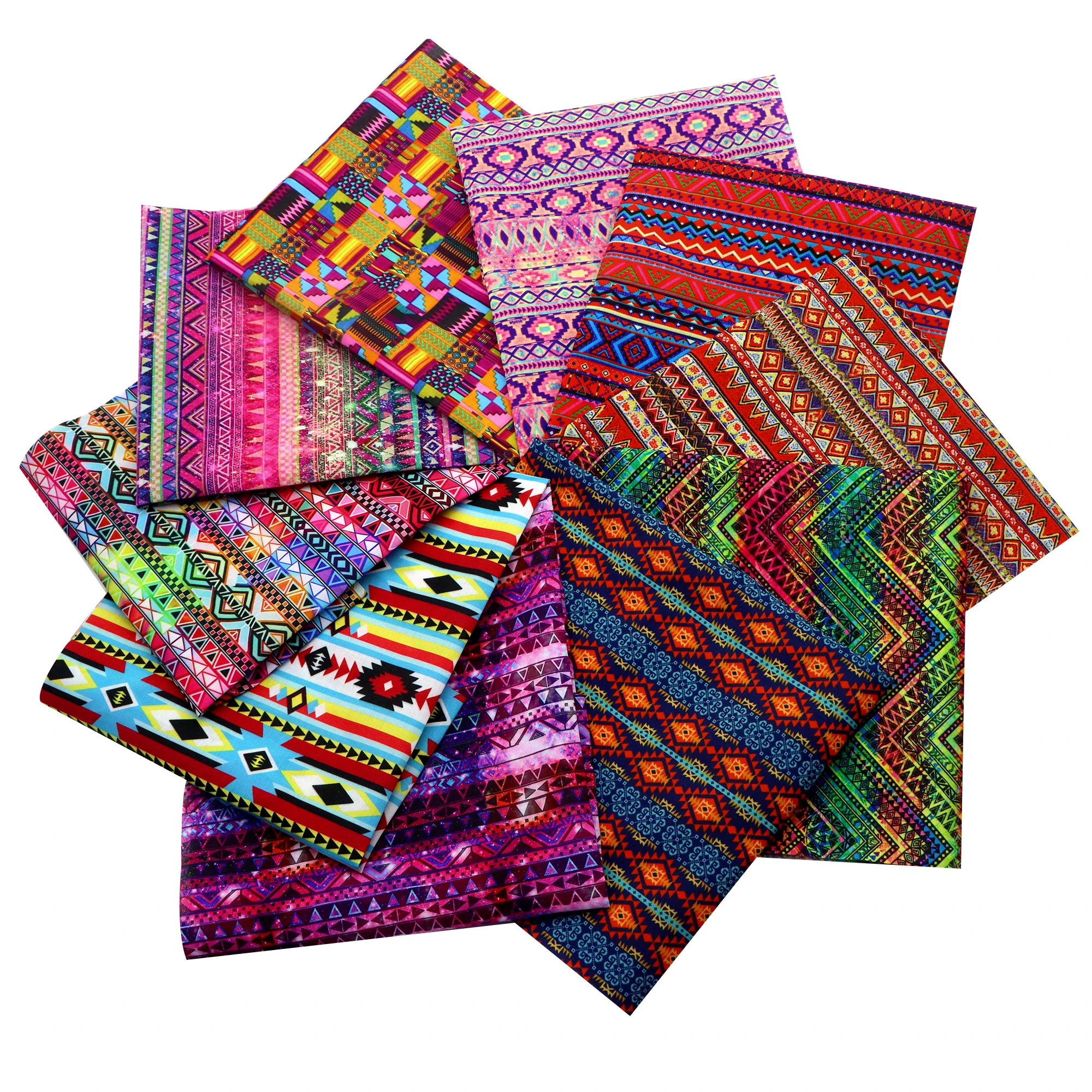 10 шт. 20*33 см ацтекский тройной узор в этническом стиле полиэстер хлопчатобумажная