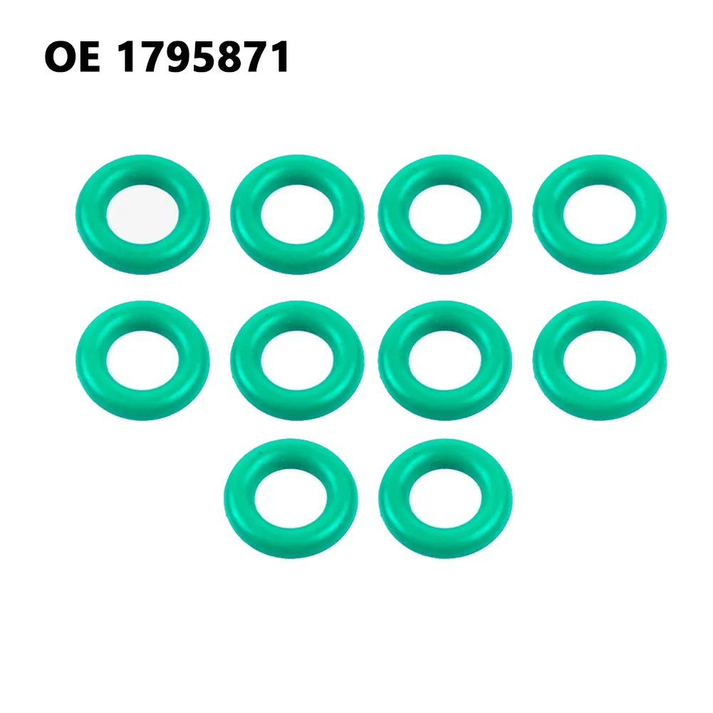 

Durable High Quality New Practical Useful Fuel Injector Seal Washer Accessory Leak Off Pipe O Ring Rubber 10pcs